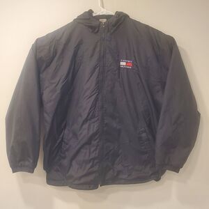 Vntg Tommy Hilfiger Big Logo Jacket Lg 90s San Fransisco Originals Made In USA